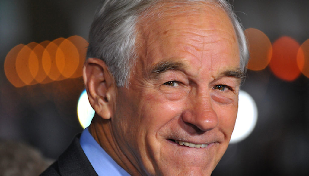 Ron Paul smiling close-up