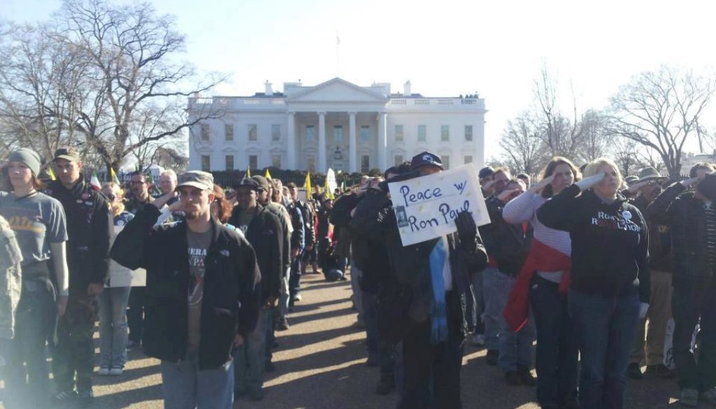 Salute at the March on the White House