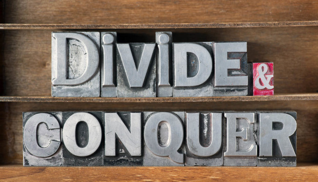 Divide and Conquer - Democrat Style